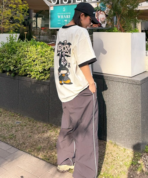 #MEMORY(メモリー)の「【MEMORY】ウサギ リンガーネック Tシャツ / NEW JACK コラボ Tシャツ(Tシャツ/カットソー・メンズ・ブラック/ホワイト/グリーン・FREE)」の11枚目の写真