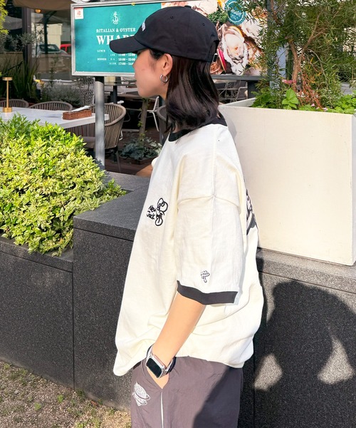 #MEMORY(メモリー)の「【MEMORY】ウサギ リンガーネック Tシャツ / NEW JACK コラボ Tシャツ(Tシャツ/カットソー・メンズ・ブラック/ホワイト/グリーン・FREE)」の9枚目の写真