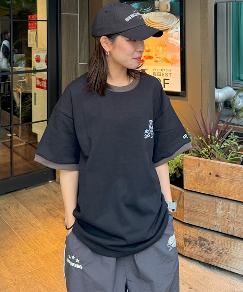 #MEMORY(メモリー)の「【MEMORY】ウサギ リンガーネック Tシャツ / NEW JACK コラボ Tシャツ(Tシャツ/カットソー・メンズ・ブラック/ホワイト/グリーン・FREE)」の12枚目の写真