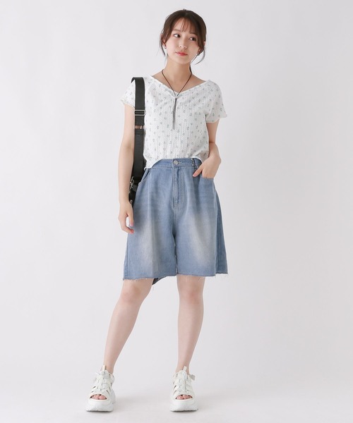 repipi armario（レピピ アルマリオ）の「デニムホックショートパンツ（デニムパンツ・キッズ・ブラック系/ライトブルー/その他・SMALL/MEDIUM/LARGE）」の13枚目の写真