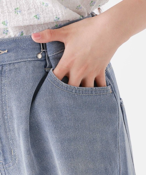 repipi armario（レピピ アルマリオ）の「デニムホックショートパンツ（デニムパンツ・キッズ・ブラック系/ライトブルー/その他・SMALL/MEDIUM/LARGE）」の22枚目の写真