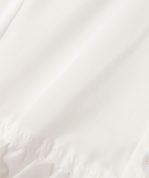 N.(N. Natural Beauty Basic)(エヌエヌナチュラルビューティーベーシック)の「◆◇フロントボタンラッフルブラウス(シャツ/ブラウス・レディース・オフホワイト/ブラック系その他/ライトブルー・MEDIUM)」の10枚目の写真