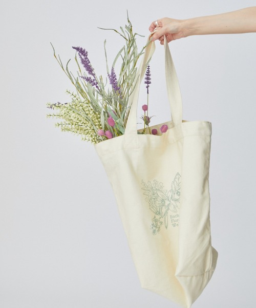 NERGY（ナージー）の「【HIBIYA-KADAN×NERGY】オリジナルグラフィックトートバッグ（トートバッグ・レディース・オリーブ/キナリ・FREE）」の2枚目の写真