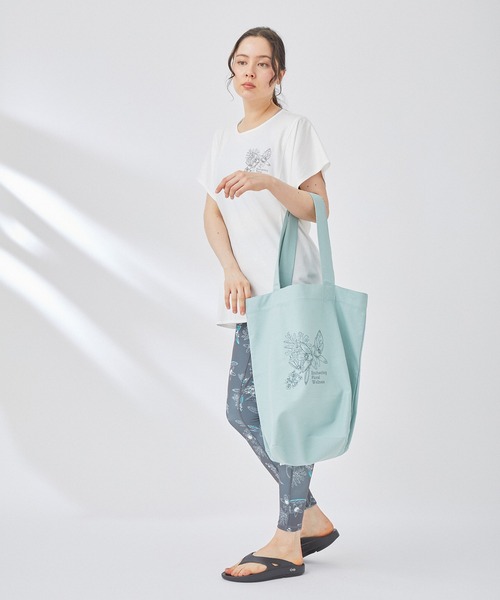 NERGY（ナージー）の「【HIBIYA-KADAN×NERGY】オリジナルグラフィックトートバッグ（トートバッグ・レディース・オリーブ/キナリ・FREE）」の3枚目の写真