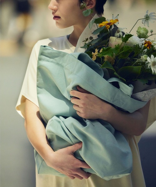 NERGY（ナージー）の「【HIBIYA-KADAN×NERGY】オリジナルグラフィックトートバッグ（トートバッグ・レディース・オリーブ/キナリ・FREE）」の19枚目の写真