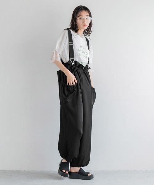 LOWRYS FARM（ローリーズファーム）の「レース／チュールアソートＴシャツ　 127291（Tシャツ/カットソー・レディース・ブラック/オフホワイト/ホワイト系その他/ブラック系その他・FREE）」の15枚目の写真