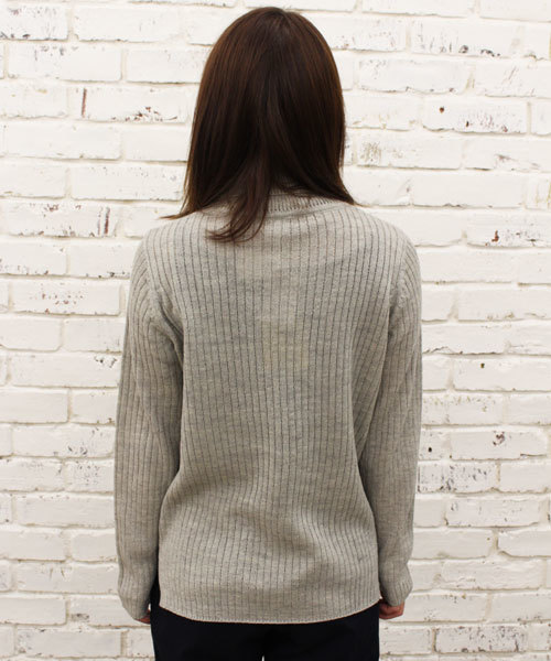 CIAOPANIC（チャオパニック）の「【ＷＥＢ・新宿店限定】【Ciaopanic】AC/Wリブタートルネック（ニット/セーター・レディース・アイボリー/ブラック/グレー・FREE）」の5枚目の写真