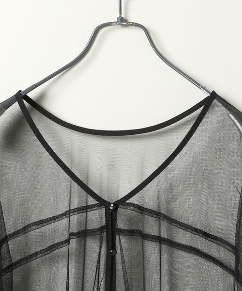 JEANASIS（ジーナシス）の「チュールプリーツ2WAYチュニック/135739（チュニック・レディース・グレー/ブラック/ライトグレー・FREE）」の22枚目の写真