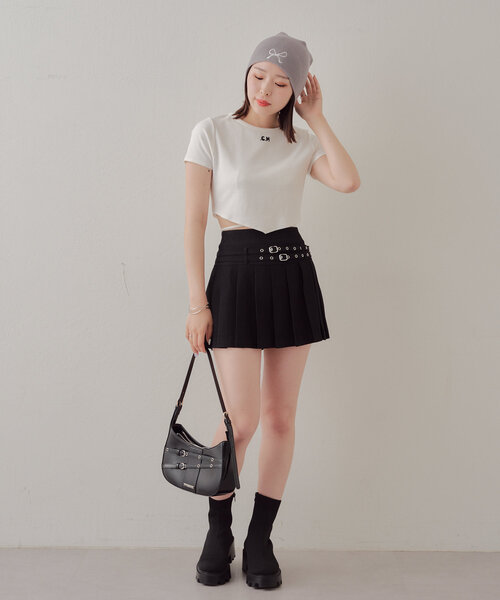 Chico（チコ）の「リボン刺繍ビーニー（ハット・レディース・アイボリー/ブラック/グレー・FREE）」の18枚目の写真