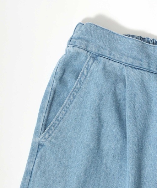 Salong hameu(サロン ハミュー)の「フロントリボンのデニムビスチェ&ワイドパンツ セットアップ レディース/上下2点セット(アンサンブル・レディース・サックスブルー/ケミカルウォッシュ/ブラック系その他・L/M)」の22枚目の写真