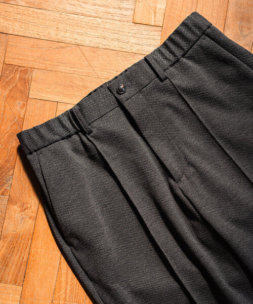 417 EDIFICE(フォーワンセブンエディフィス)の「”INFITEX” ドビーイージースラックス(スラックス・メンズ・チャコールグレー/ブラック/ネイビー・SMALL/MEDIUM/LARGE/X-LARGE)」の10枚目の写真