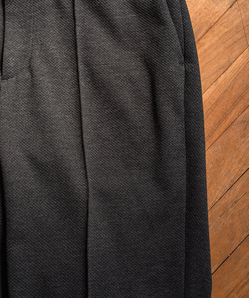 417 EDIFICE(フォーワンセブンエディフィス)の「”INFITEX” ドビーイージースラックス(スラックス・メンズ・チャコールグレー/ブラック/ネイビー・SMALL/MEDIUM/LARGE/X-LARGE)」の12枚目の写真