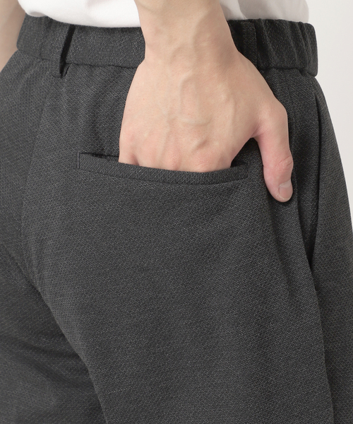 417 EDIFICE(フォーワンセブンエディフィス)の「”INFITEX” ドビーイージースラックス(スラックス・メンズ・チャコールグレー/ブラック/ネイビー・SMALL/MEDIUM/LARGE/X-LARGE)」の18枚目の写真