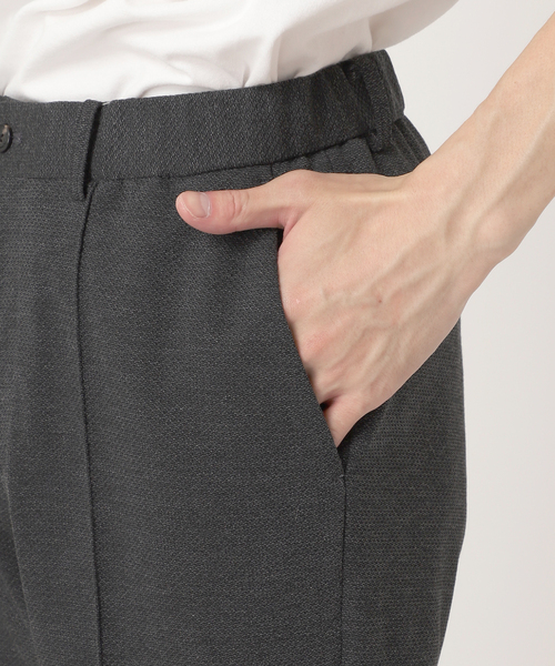 417 EDIFICE(フォーワンセブンエディフィス)の「”INFITEX” ドビーイージースラックス(スラックス・メンズ・チャコールグレー/ブラック/ネイビー・SMALL/MEDIUM/LARGE/X-LARGE)」の20枚目の写真