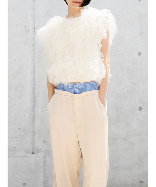 セール】tulle frill blouse（シャツ/ブラウス）｜Katrin TOKYO 
