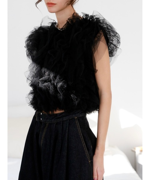 tulle frill blouse（シャツ/ブラウス）｜Katrin TOKYO（カトリーン 
