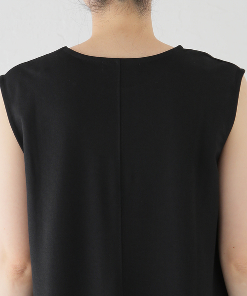 La TOTALITE（ラトータリテ）の「配色カットワンピース（ワンピース・レディース・ブルー/ベージュ/ブラック・FREE）」の17枚目の写真