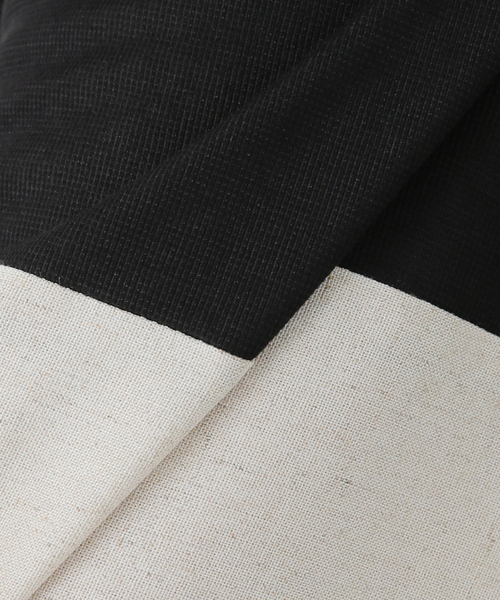 La TOTALITE（ラトータリテ）の「配色カットワンピース（ワンピース・レディース・ブルー/ベージュ/ブラック・FREE）」の22枚目の写真