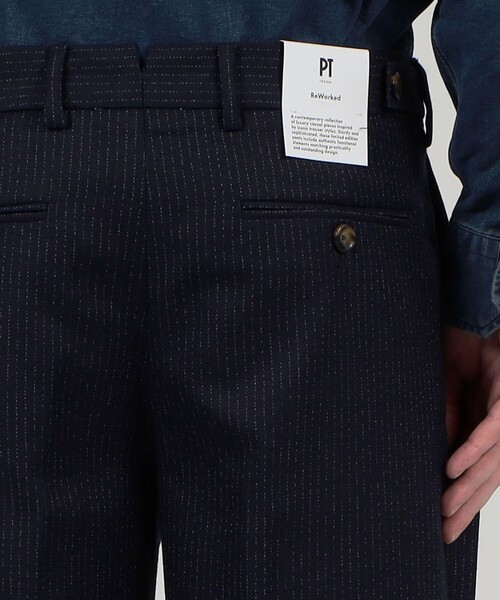 セール】PT TORINO THE MARINER ウール 1プリーツスラックス