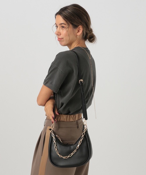 BAYFLOW（ベイフロー）の「マルチWAYチェーンバッグ（ショルダーバッグ・レディース・シルバー/サックスブルー/ブラック・FREE）」の21枚目の写真