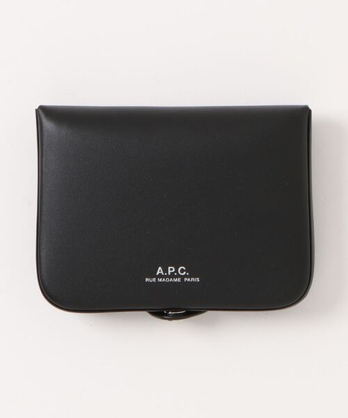 A.P.C.（アーペーセー）の「PORTE-MONNAIE JOSH（財布・メンズ・ブラック/チャコールグレー・ONESIZE）」の2枚目の写真