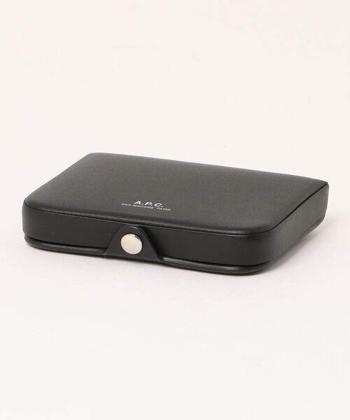 A.P.C.（アーペーセー）の「PORTE-MONNAIE JOSH（財布・メンズ・ブラック/チャコールグレー・ONESIZE）」の5枚目の写真