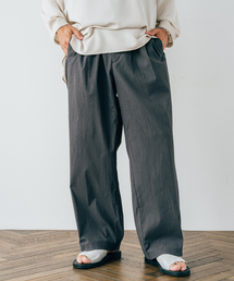 EDIFICE | ストライプ クレープ 1プリーツ イージーパンツ(スラックス)