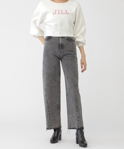 JILL by JILL STUART（ジルバイジルスチュアート）の「◇ロゴミディブーツ（ブーツ・レディース・ベージュ/ブラック・LARGE/MEDIUM/SMALL）」の22枚目の写真