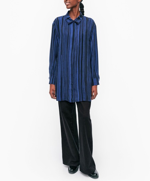 【セール】Siluetti / cupro blouse（シャツ/ブラウス）｜marimekko（マリメッコ）