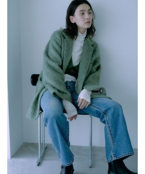 Ungrid（アングリッド）の「ハイウエストフレアデニム（デニムパンツ・レディース・ブルー・24inch/25inch/26inch）」の3枚目の写真