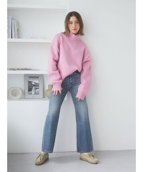 Ungrid（アングリッド）の「ハイウエストフレアデニム（デニムパンツ・レディース・ブルー・24inch/25inch/26inch）」の18枚目の写真