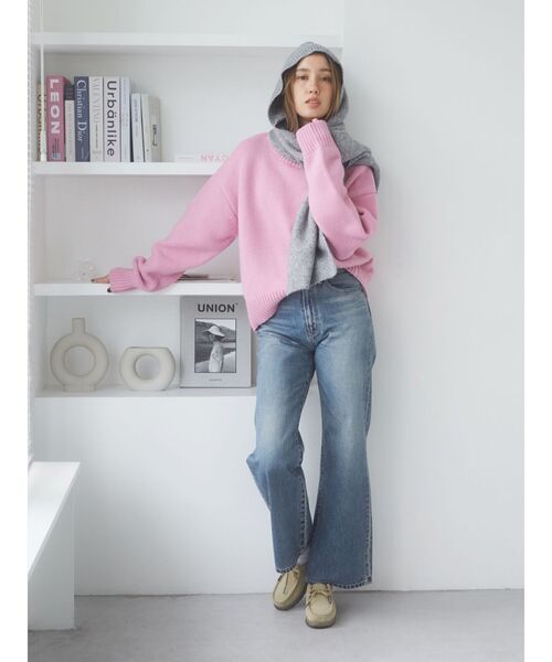 Ungrid（アングリッド）の「ハイウエストフレアデニム（デニムパンツ・レディース・ブルー・24inch/25inch/26inch）」の19枚目の写真