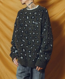 LEOPARD SHAGGY KNIT