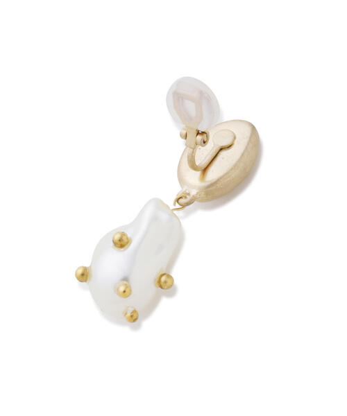 JILL STUART（ジルスチュアート）の「◆ビーンズパールイヤリング（ネックレス・レディース・ゴールド・ﾌﾘ-）」の3枚目の写真