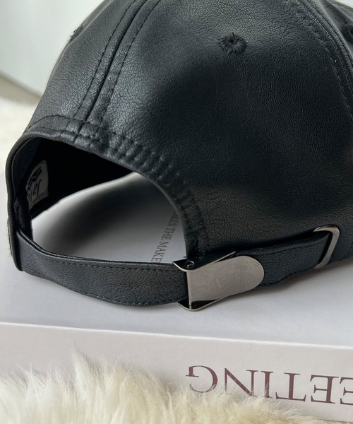 Java（ジャバ）の「《Javaジャバコラボ》インパクトを与える主役キャップ。フェイクレザーサイドロゴスタッズキャップ（キャップ・レディース・アイボリー/ブラック/ブラウン・ONE SIZE）」の15枚目の写真