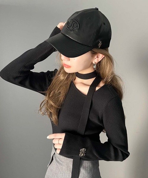 Java（ジャバ）の「《Javaジャバコラボ》インパクトを与える主役キャップ。フェイクレザーサイドロゴスタッズキャップ（キャップ・レディース・アイボリー/ブラック/ブラウン・ONE SIZE）」の11枚目の写真