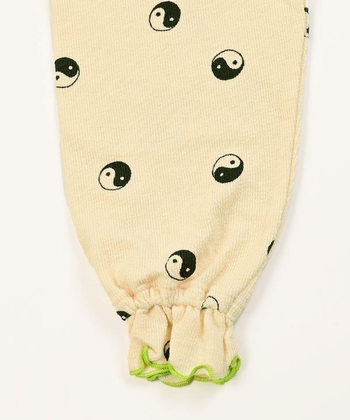 HOGAN RANCH WEAR（ホーガンランチウエア）の「パイルフリルカラーカットソー（Tシャツ/カットソー・キッズ・ミント/レッド/グリーン/ピンク/ライトブルー/オフホワイト・80/90/100/110/120/130/140/150）」の8枚目の写真