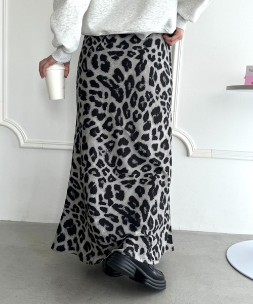 セール】レオパードマキシスカート（スカート）｜SOLLON.（ソルロン