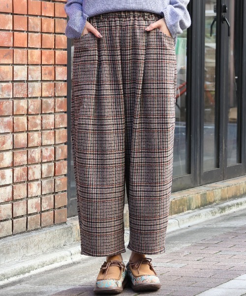 ガンクラブチェックコクーンパンツ（その他パンツ）｜チチカカ（チチカカ）