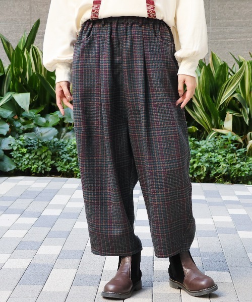 ガンクラブチェックコクーンパンツ（その他パンツ）｜チチカカ（チチカカ）