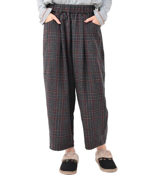 ガンクラブチェックコクーンパンツ（その他パンツ）｜チチカカ（チチカカ）
