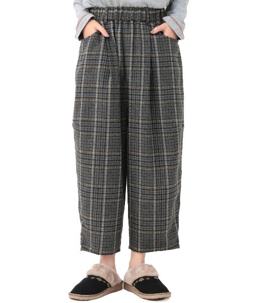 ガンクラブチェックコクーンパンツ（その他パンツ）｜チチカカ（チチカカ）