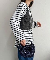 fredy emue | スパンコール丸手2WAYバッグ(ショルダーバッグ)