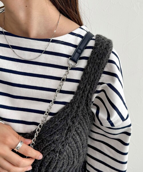 fredy emue（フレディエミュ）の「スパンコール丸手2WAYバッグ（ショルダーバッグ・レディース・ネイビー/ブラック・FREE）」の8枚目の写真