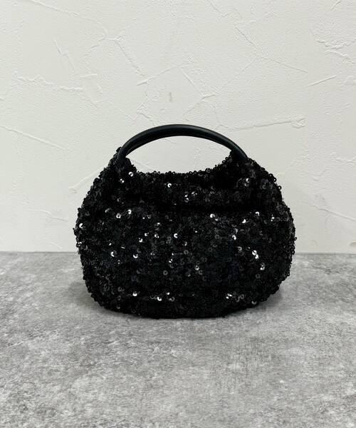 fredy emue（フレディエミュ）の「スパンコール丸手2WAYバッグ（ショルダーバッグ・レディース・ネイビー/ブラック・FREE）」の16枚目の写真