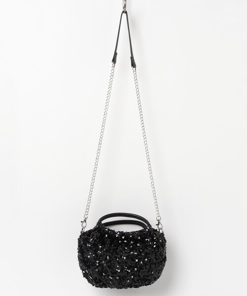 fredy emue（フレディエミュ）の「スパンコール丸手2WAYバッグ（ショルダーバッグ・レディース・ネイビー/ブラック・FREE）」の19枚目の写真