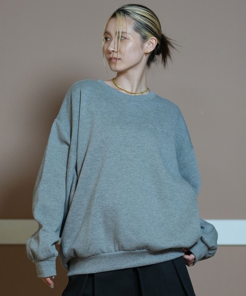 ムラサキスポーツ(ムラサキスポーツ)の「RIKKA FEMME/リッカファム トレーナー RF24FW20(スウェット・レディース・ダークグレー/アイボリー・FREE)」の10枚目の写真