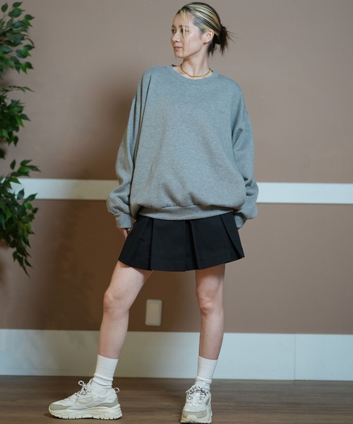 ムラサキスポーツ(ムラサキスポーツ)の「RIKKA FEMME/リッカファム トレーナー RF24FW20(スウェット・レディース・ダークグレー/アイボリー・FREE)」の13枚目の写真
