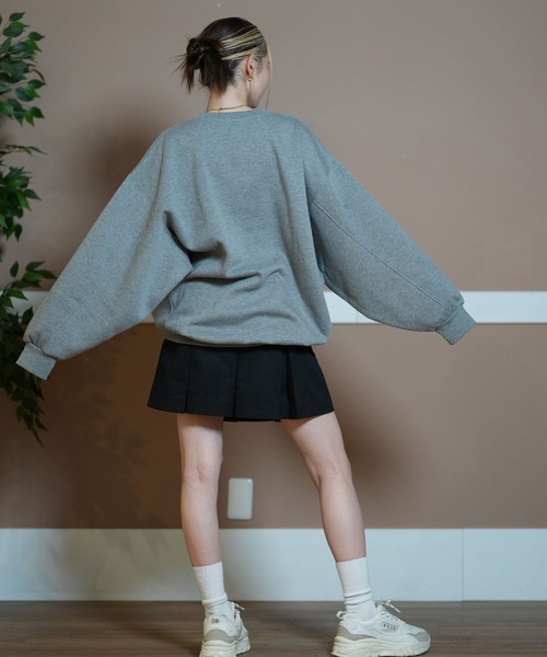 ムラサキスポーツ(ムラサキスポーツ)の「RIKKA FEMME/リッカファム トレーナー RF24FW20(スウェット・レディース・ダークグレー/アイボリー・FREE)」の15枚目の写真