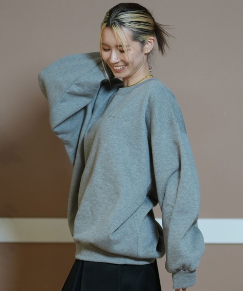 ムラサキスポーツ(ムラサキスポーツ)の「RIKKA FEMME/リッカファム トレーナー RF24FW20(スウェット・レディース・ダークグレー/アイボリー・FREE)」の18枚目の写真